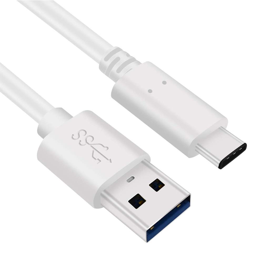 MEGICOT USB Type C Cable (6ft, 2 Pack), USB C to USB 3.0 Fast Charging Cable Replacement for Android and More - White