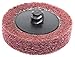 Benchmark Abrasives 2 Inch Sanding Discs Quick Change Aluminum Oxide Surface Preparation Wheels Polishing Wheel for Drill, Die Grinder Sanding Disc Paint Stripper & Removal - (10 Pack), Maroon - Fine