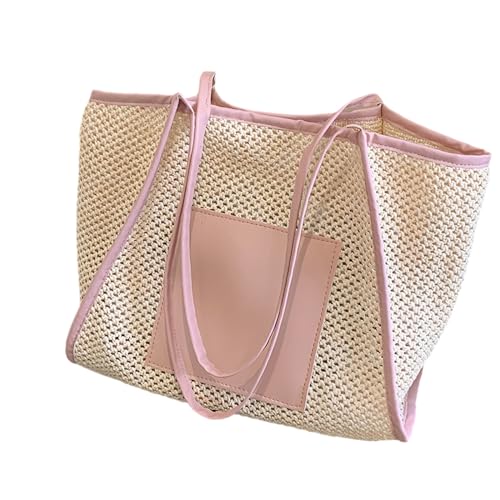 PURPLELILY Stylish Beach Bag for Women Large Mesh Hollow Handbag Lightweight Perfect for Travel Pool Gym & Picnic