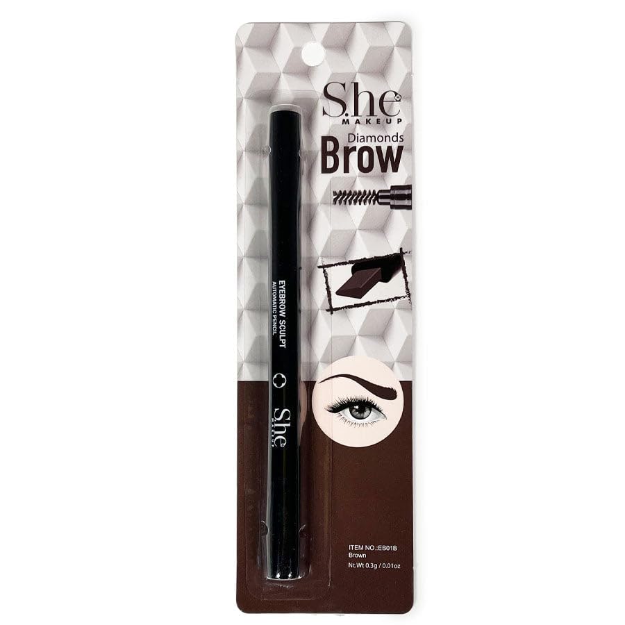 S.he Diamond Brown Eyebrow Sculpt Automatic Pencil.