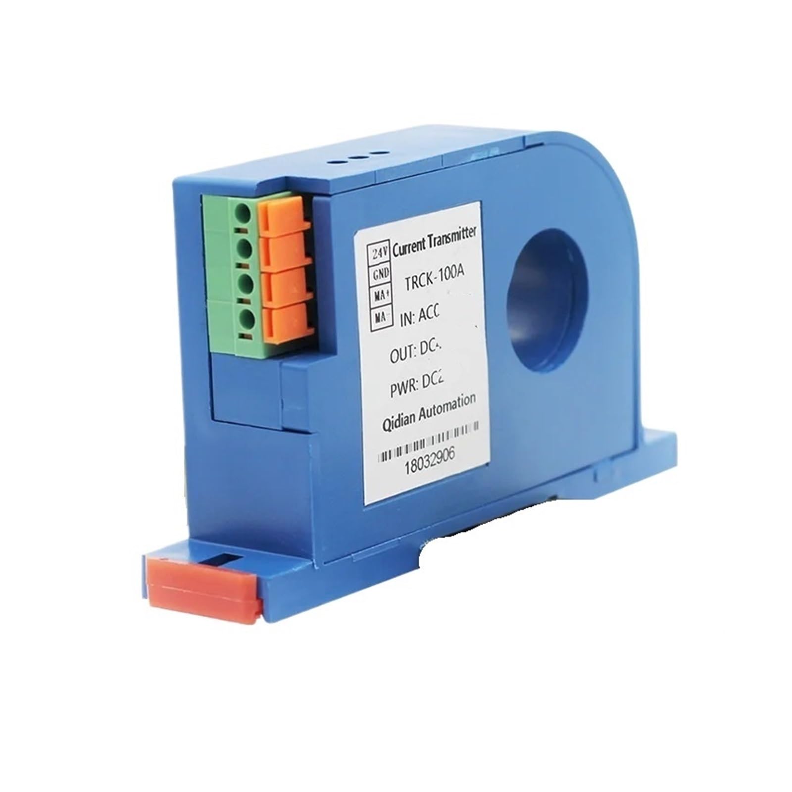 MXXDMOPD Aperture 22mm AC 50A 100A 200A 500A open loop transmitter Hall current sensor DC 4-20mA output analog signal JXK-10(Ac 0-500a,DC24V power supply)