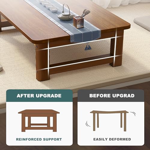 Table portable pliable en bois multifonctionnelle pour lit
