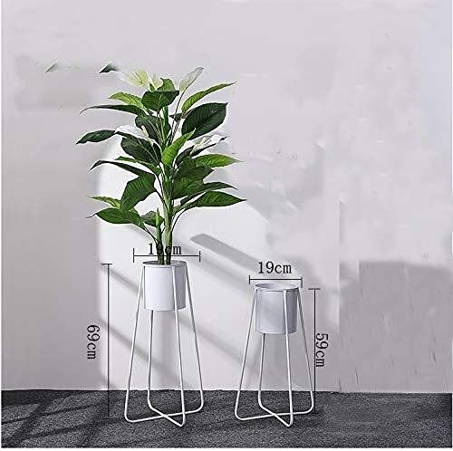 Tabouret multifonctionnel gain de place pour surélever vase et plante