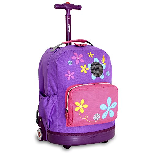 J World New York Kids' Aroma Rolling Backpack, One Size