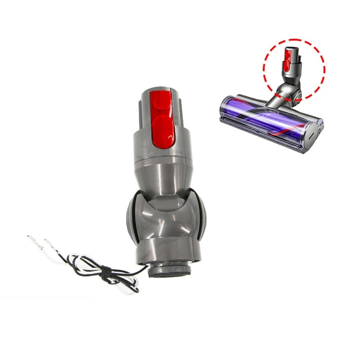 Compatibile con Dyson Connettore Spazzola Pavimento,V8 V10