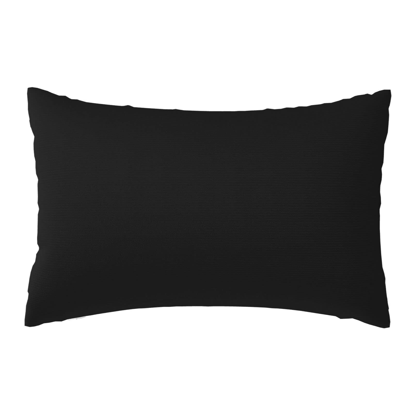 Custom Body Pillow Case Personalized Body Pillowcase with Picture Text Customized Long Throw Cushion Covers for Bed Anime Decor Love Keepsake Gift to Family Friends Couple Pet Black 8"×12"