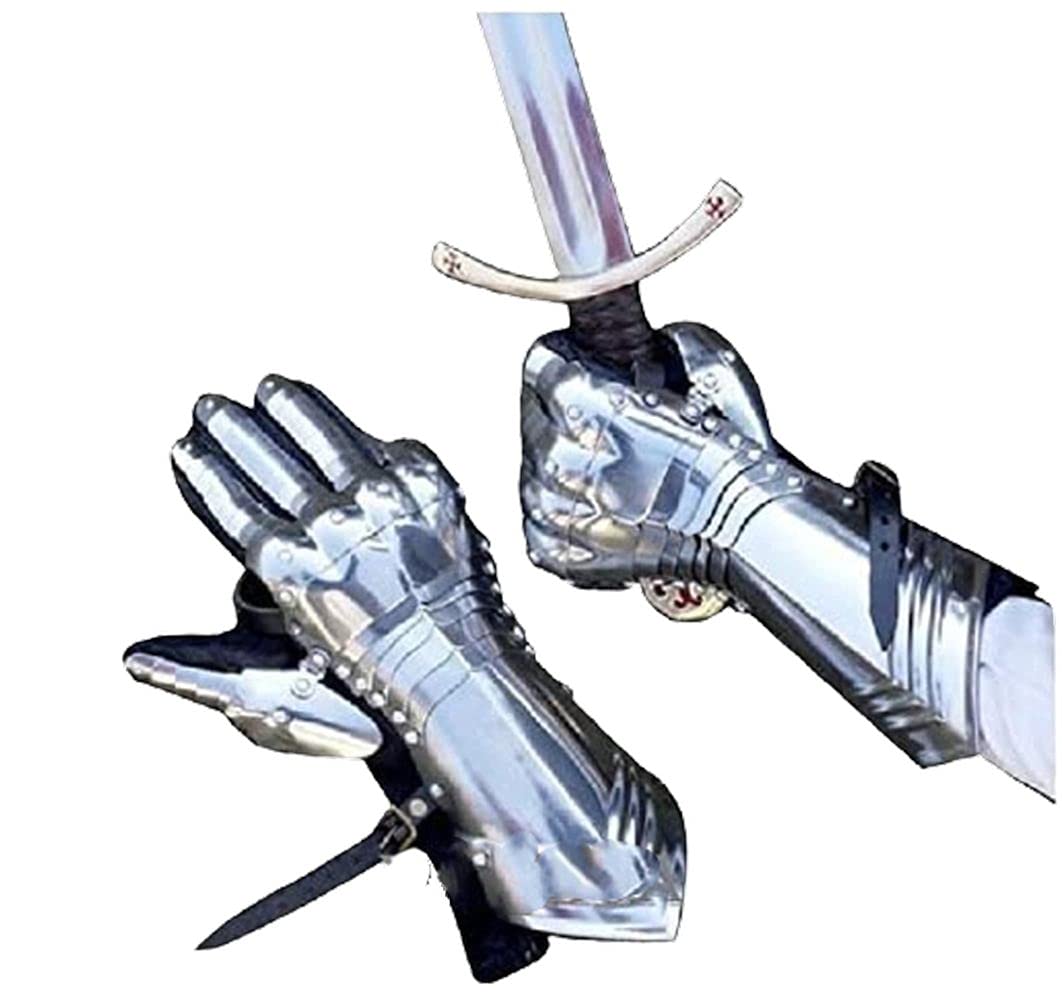 NauticalMart Medieval Knight Steel Gauntlets Functional Armor