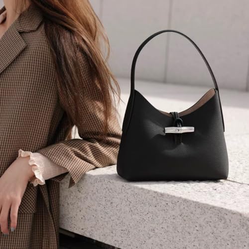 Boho Shoulder Bags for Women, Comfortable Leather Handbag, Hobo Top-Handle Purse with Zipper & Compartments, Daily Use3