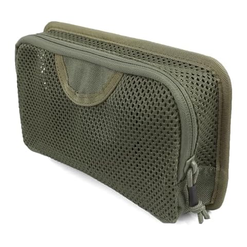 LIVANS Tactical Mesh Zipper Pouch Organizer Cover