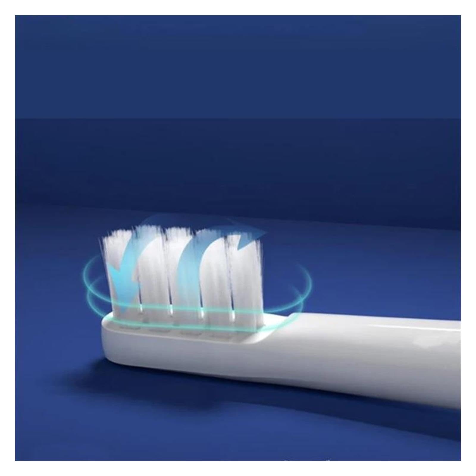 Testine Di Ricambio, Compatibile Con XIAOMI, T100 | Testine soniche con setole morbide per spazzolino elettrico da adulti(4White 4Pink)