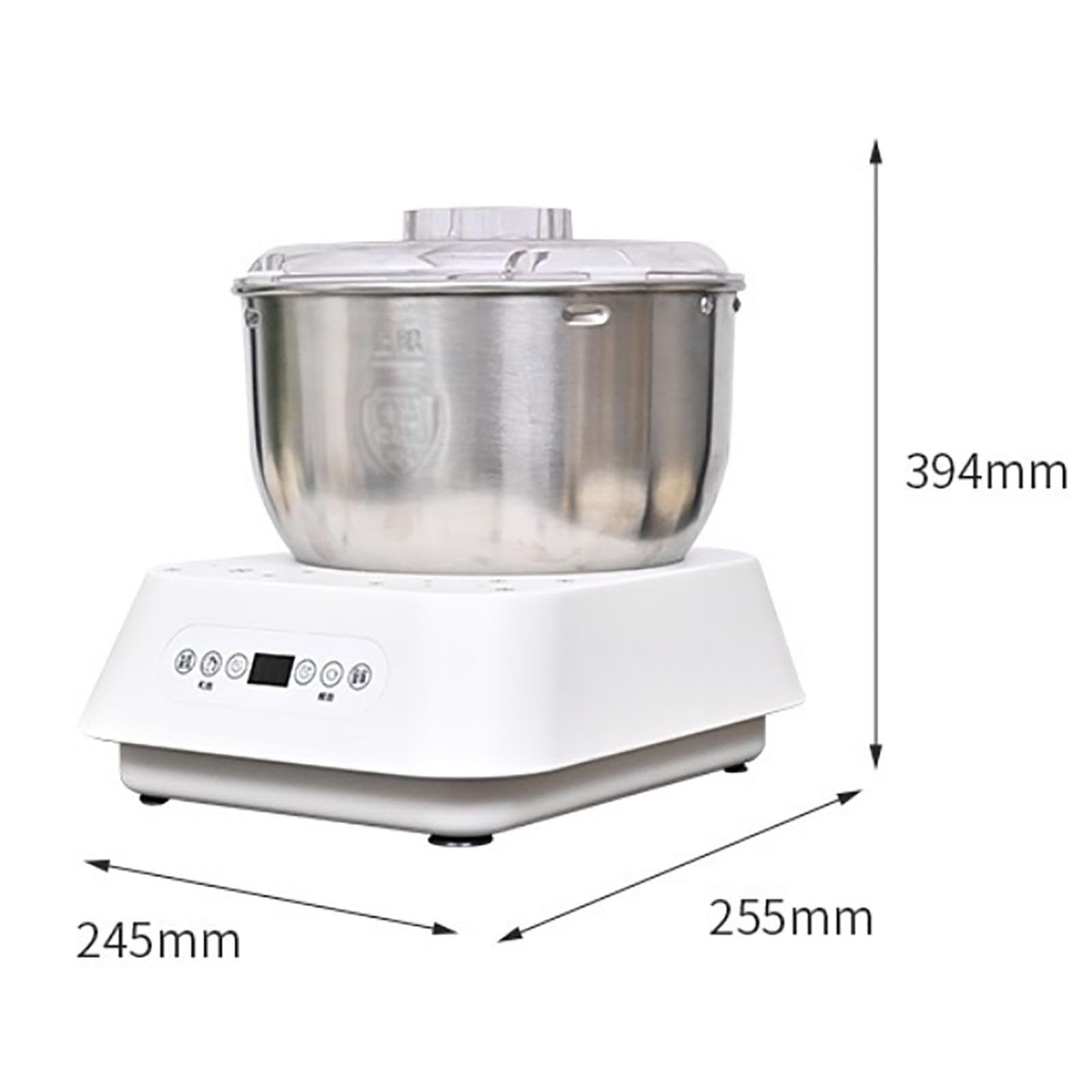 MObyat Impastatrice Automatica, Impastatrice Verticale da, Contenitore in Acciaio Inox di Grande capacità da 5 Litri, con Touch Screen, Realizzata in Acciaio Inox 304, Impasto Rapido in 15 Minuti