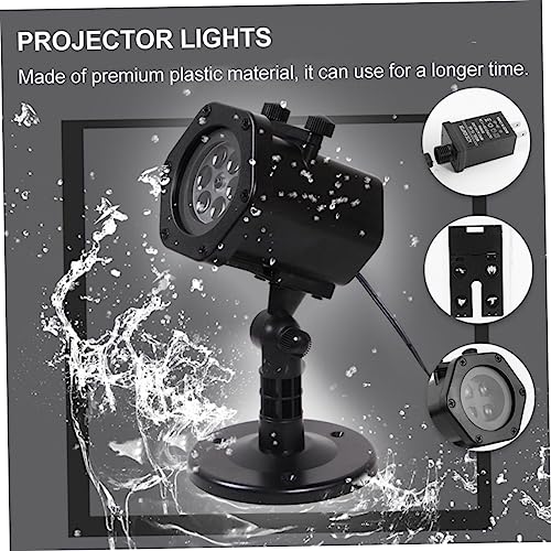 NOLITOY 1 Conjunto De Luzes Do Projetor De Halloween De Natal Suprimentos De Natal Projetor De Floco