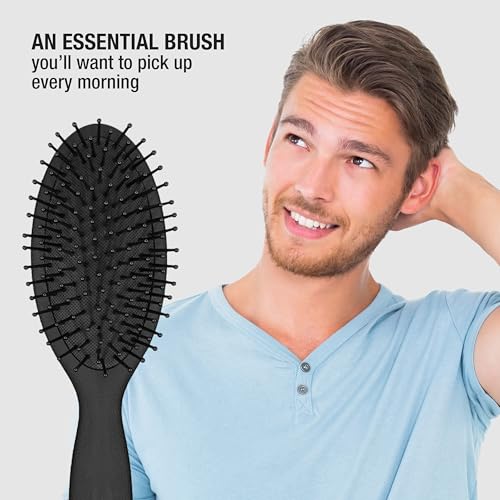 Conair 85921MX Man Hair Brush For Men - Mens Hairbrush For Everyday Brushing With Wire Bristles And Cushion Base thumb #3