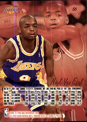 Amazon.com: 1996-97 Ultra #56 Nick Van Exel NBA Basketball Trading