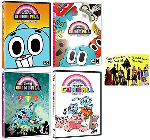 The Amazing World of Gumball: 48 Complete Episodes DVD Collection with Bonus Art Card