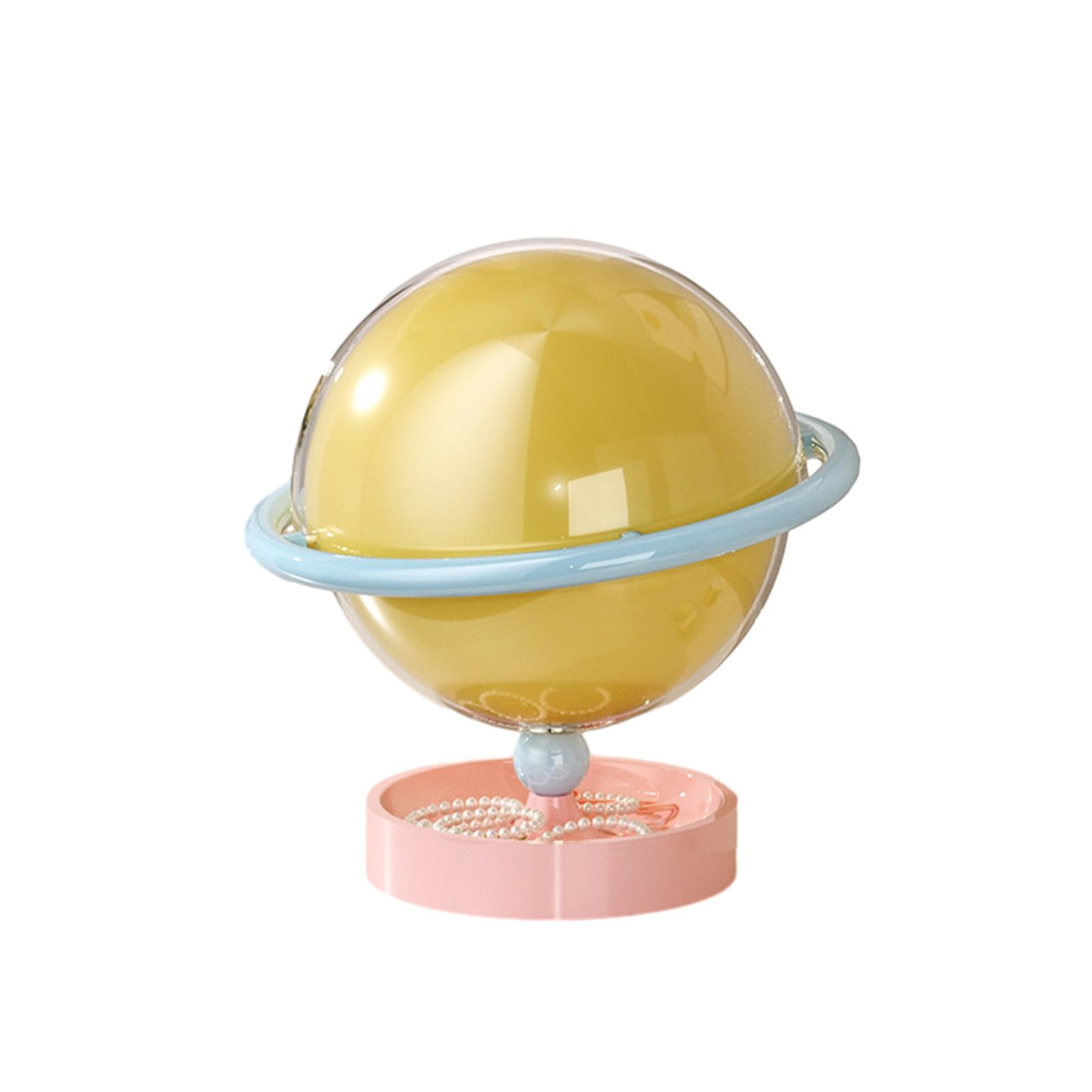 Glifora Storage Box - Spherical Candy Container with Two-Layer Storage Design, Organiser for Bedroom and Living Room