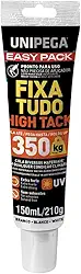 Super Cola Agarre Imediato Fixa Tudo Até 350kg High Tack Easy Pro 210g