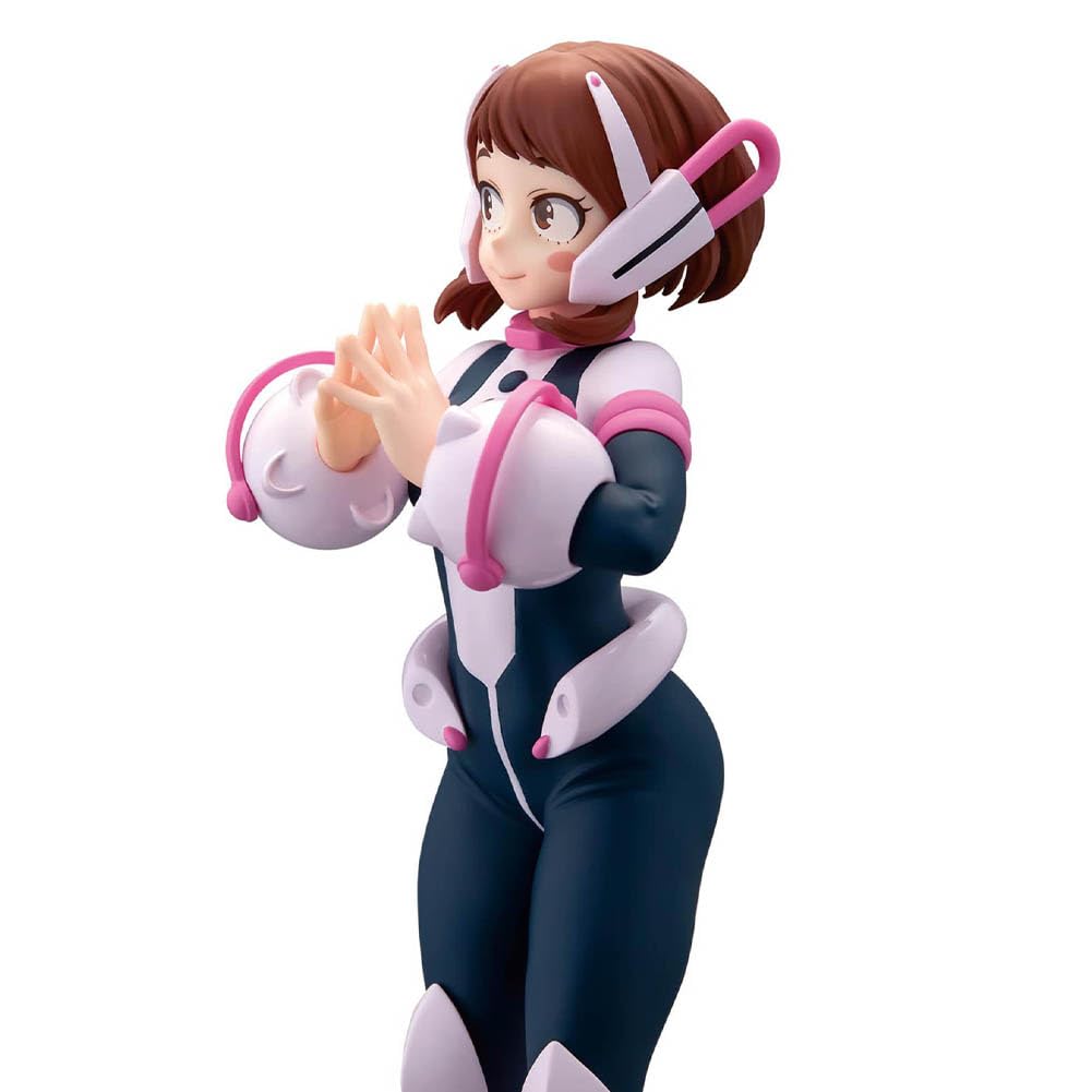 Zhongkaihua Uraraka Ochako figurka stojąca PCW figurka kolekcjonerska 23 cm | MHA Manga Merch Action Fgiure, prezentacja modelu anime na biurku i szafce, idealny prezent urodzinowy dla fanów MHA