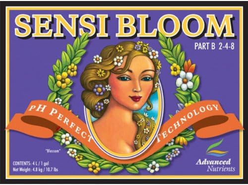 Sensi Bloom - 4 litros - Parte A y B - Bloom Nutrient - Tecnología pH Perfect - Nutrientes avanzados 6171-15