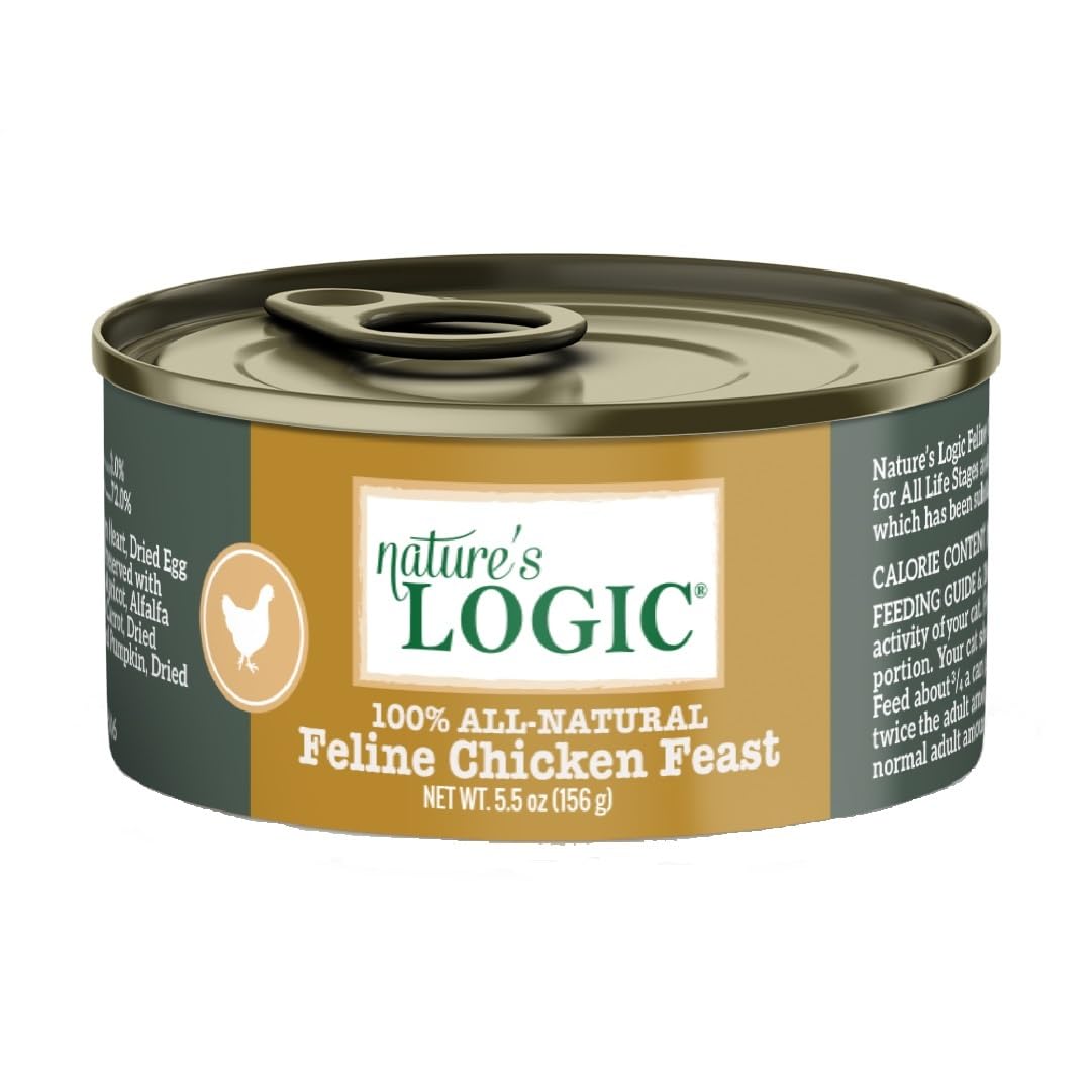 Nature's Logic Feline Chicken Feast, 24/5.5oz