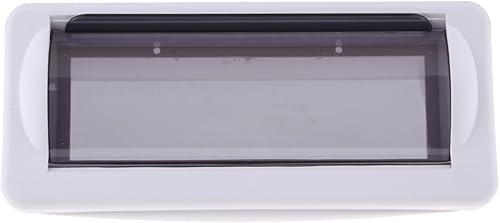 Miniatura 5 de Marine Hardware - Cubierta de carcasa universal para radio marina, resistente al agua, color blanco, a prueba de salpicaduras, cubierta estéreo para