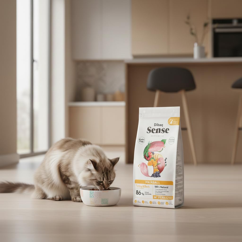 Dibaq Sense sans Céréales Hairball Stérilisé, 6 kg