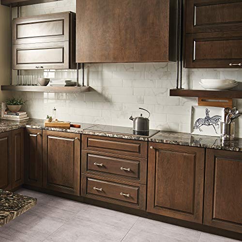 Msi Stone Nwhiglo4X16 Subway Tile With Glossy Finish, 4" X 16", White #TOP3