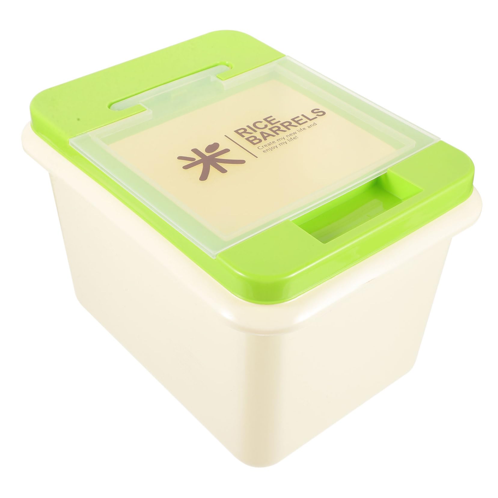 Mikinona 10l Pet Food Barrel Airtight Lid Cat Food Storage Bin Grain Box Dog Food Storage Bin Simple Generous Pet Food