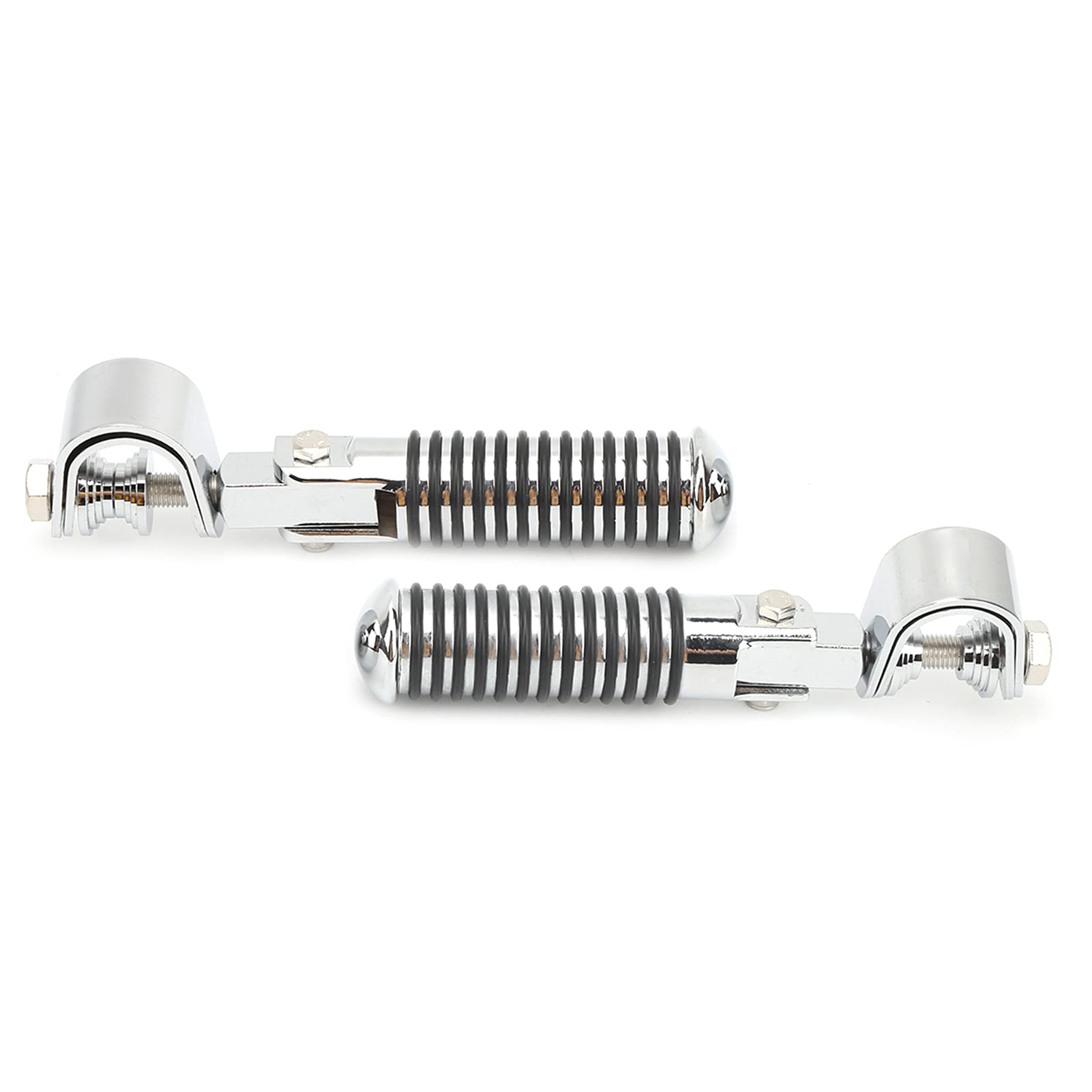Reposapiés para Motocicleta reposapies para moto Estriberas Antidesgaste Plegables de Alta Resistencia para Protectores de Motor/tuberías de 1 Pulgada(Color Reposapiés