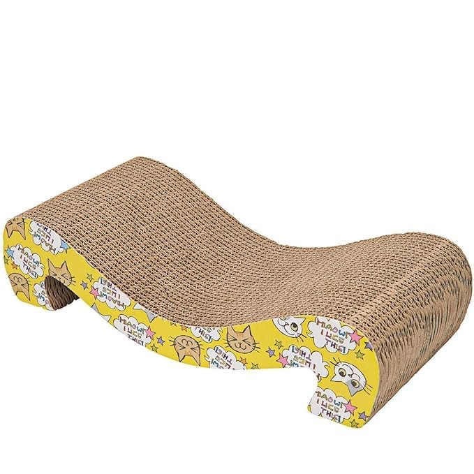 PSK PET MART Durable Double Sided Cardboard Scratcher with Catnip Scratcher Lounge Couch Scratch Board Suitable for Cat Indoor Playing - Multicolor (B0CPSJLN8G) Amazon Price History, Amazon Price Tracker