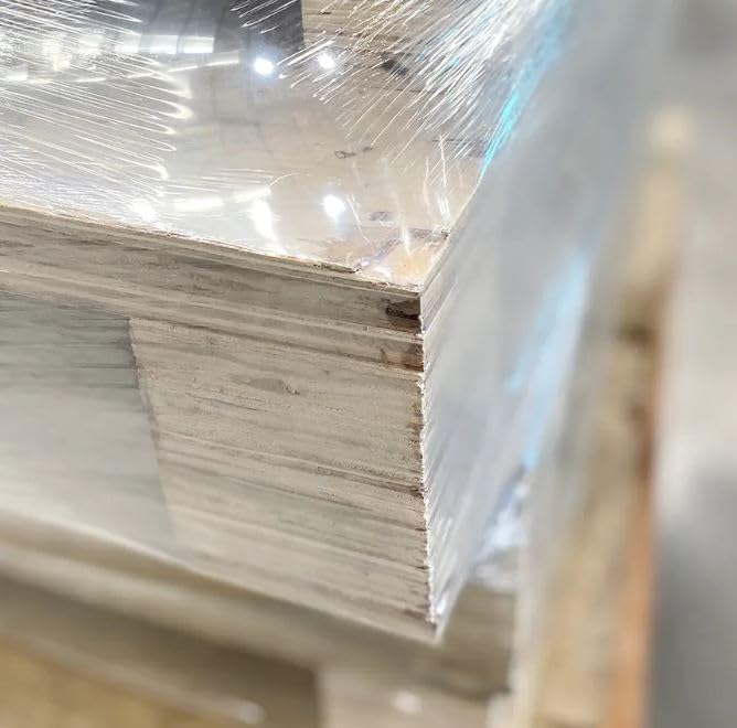 Film Transparente para Embalar | 50cm de Ancho x 200 Metros de Longitud | Rollo de Film para Embalaje Industrial y Paletizar, Plástico de Alta Elasticidad y Resistencia. (6 UNIDADES)