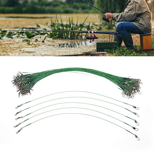 Set de 100 Líderes de Pesca de Acero 30cm miniatura 4