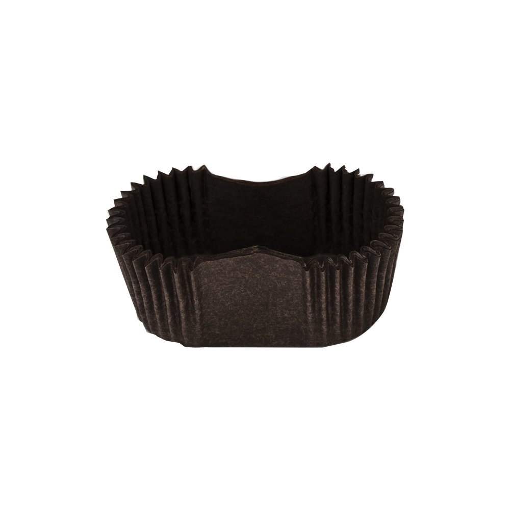 Cápsulas de papel DECORA 0339777 para babà, moldes marrones de 45x25xh20 mm
