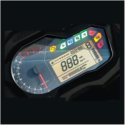Vista 3 de Protector de pantalla de motocicleta, para B&enelli TRK 502 BJ500GS-A motocicleta velocímetro de protección de la película de instrumentos