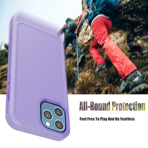 Coque iPhone 12 antichoc violette protection ecran de qualite militaire