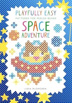 Paperback Playfully Easy Patterns for perler beads – SPACE ADVENTURE Book