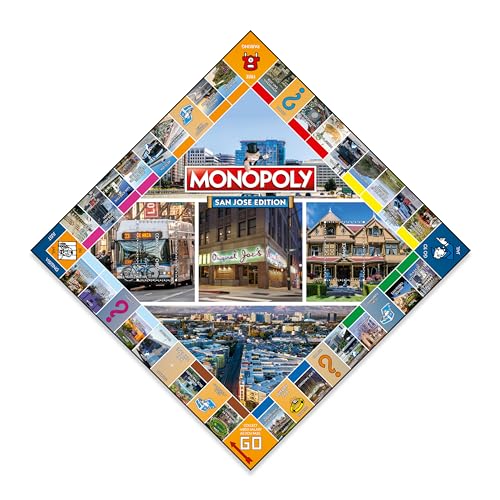 Monopoly San Jose Edition Juego de Mesa Familiar 2-6 jugadores miniatura 2