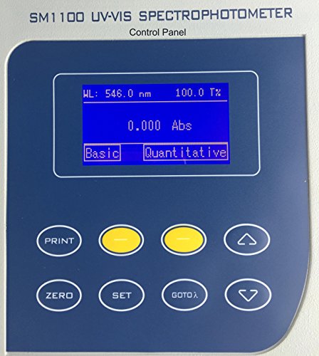 Azzota Sm-1100, 4Nm Economic Uv-Vis Spectrophotometer, Wavelength Range: 200-1000 Nm #TOP3