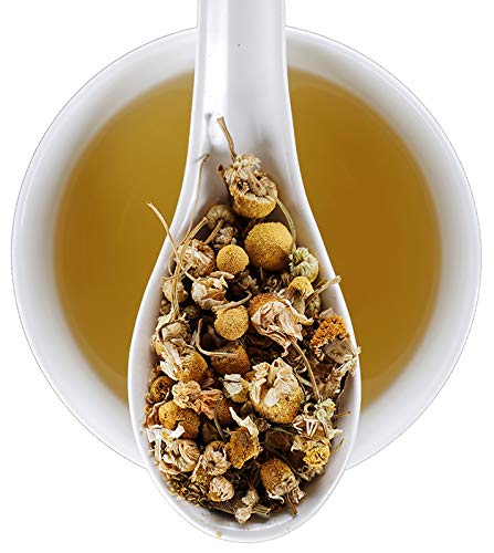 Elmwood Inn Fine Teas, Chamomile Caffeine-Free Herbal, 8-Ounce Pouches #TOP1