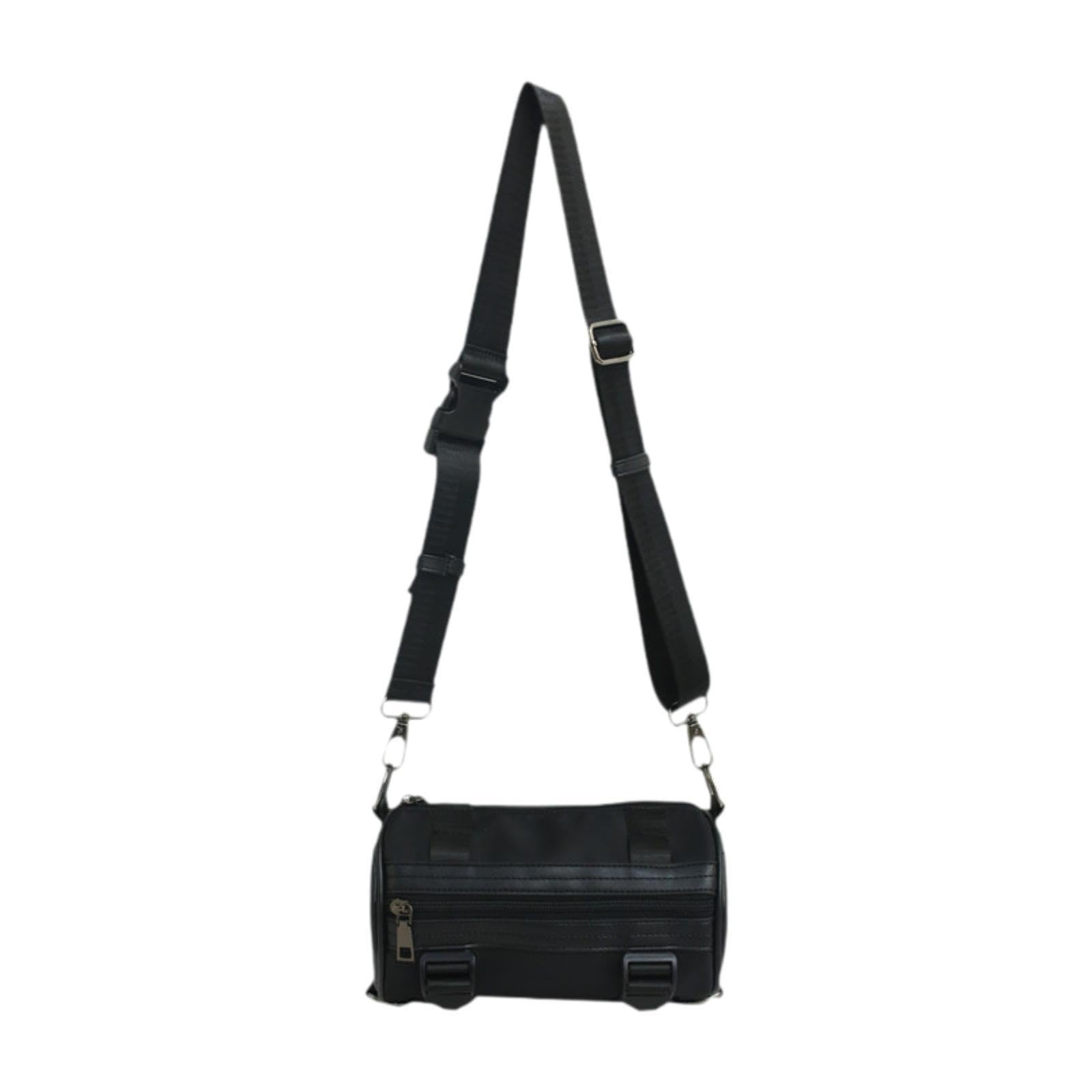 Barrel Shaped Crossbody Bag Nylon Sports Gym Shoulder Bag for Working Travel-image-46