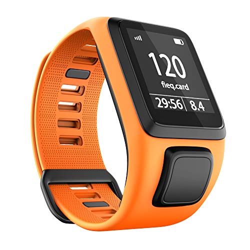 ANBEST Bracelet en TPU Compatible avec Tomtom Runner 3/Spark 3/Runner 2/Adventurer 2 Bracelet, Bande Confortable Adapté au Tomtom Runner 2 Music/Spark 3...