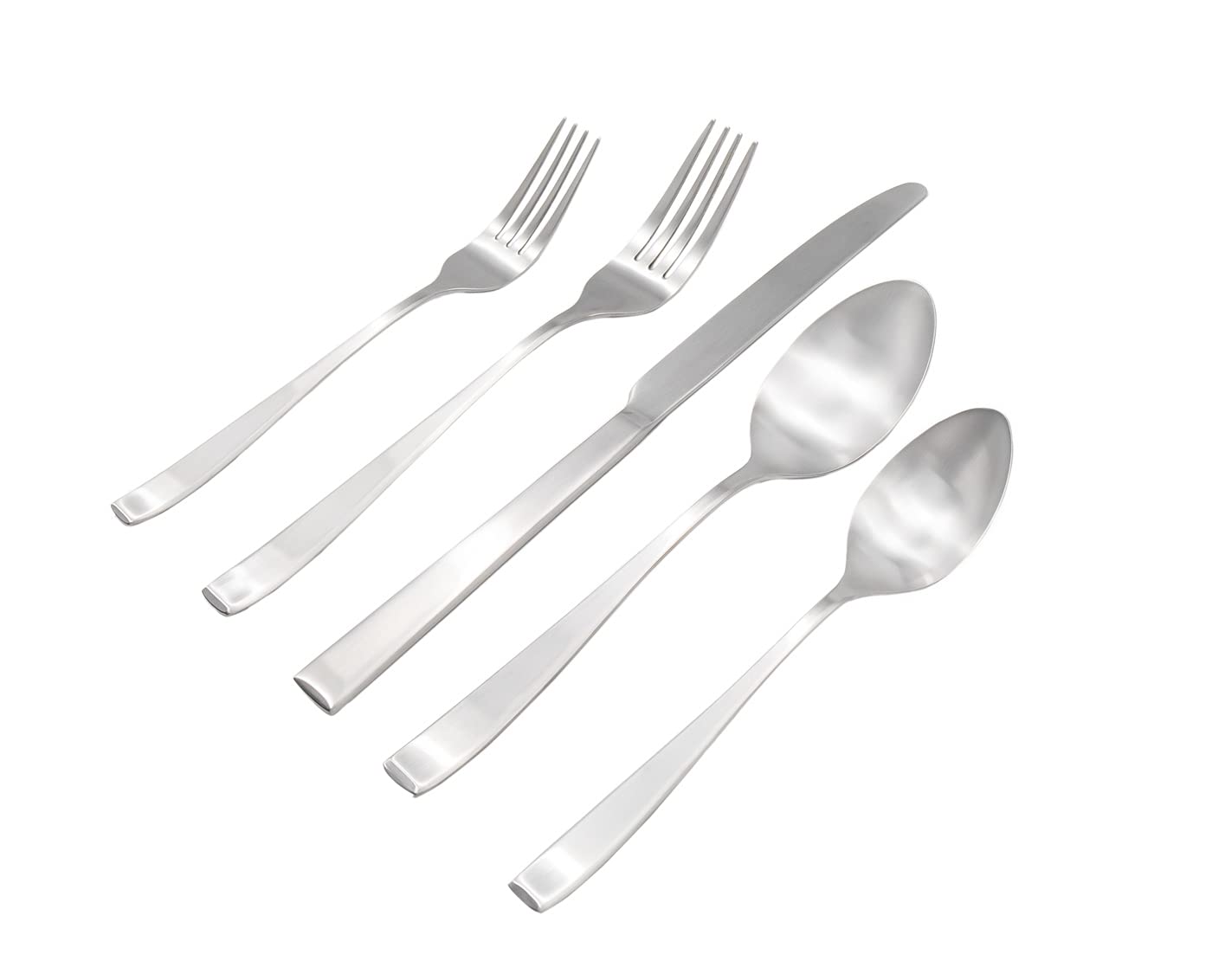 Godinger 20‑Piece Stainless Steel Silverware Set, Flatware Utensil Set for 4, Atlas, Silver Matte, 18/0 — Amazon image 11