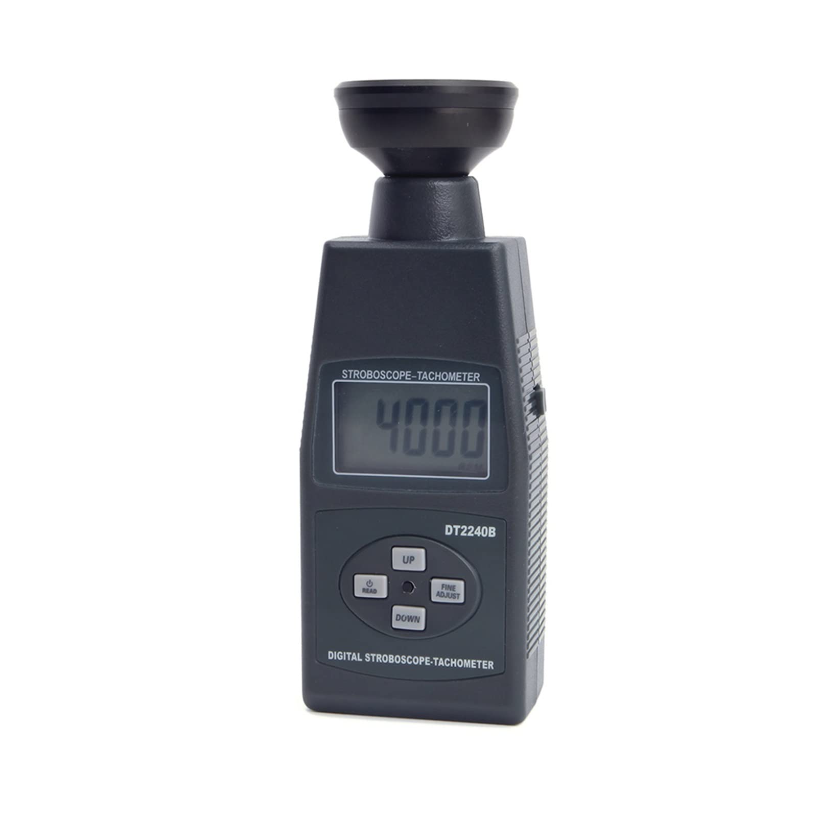 LNHHG Digital Handheld Stroboscope Digital Handheld Stroboscope RZ Tachometer RPM Electronic Non Contact Photoelectric Revolution Tester 600~4000RPM DT2240B