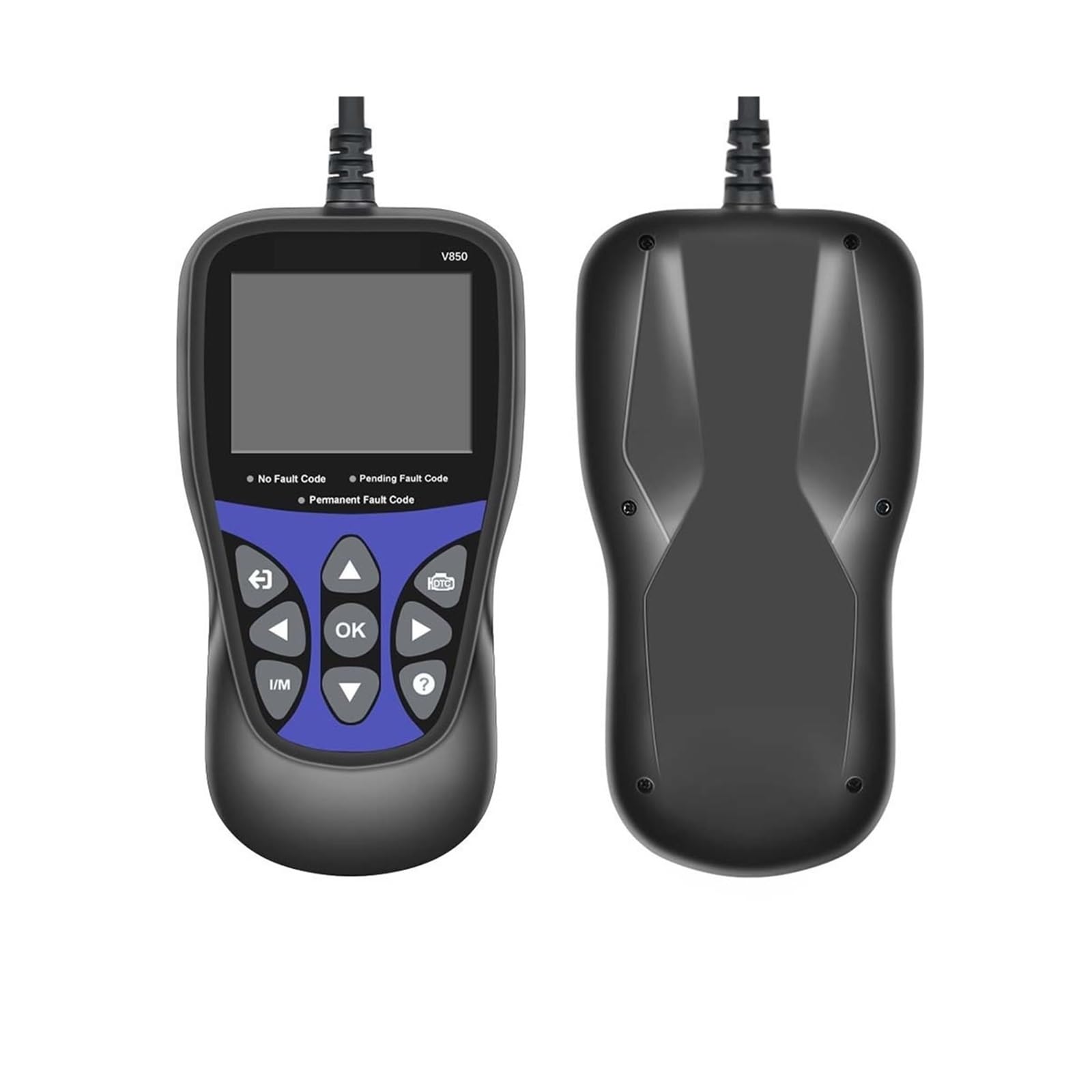 V850 Car Diagnostic Scanner OBD2 Engine Check Automotive Code Reader Battery Multi-languages