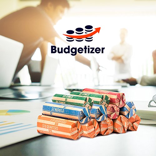 Premium Coin Wrappers For All Coins - (440 Pack) Assorted Flat Coin Rolls Bundle Of Quarters Nickels Dimes Pennies #TOP4