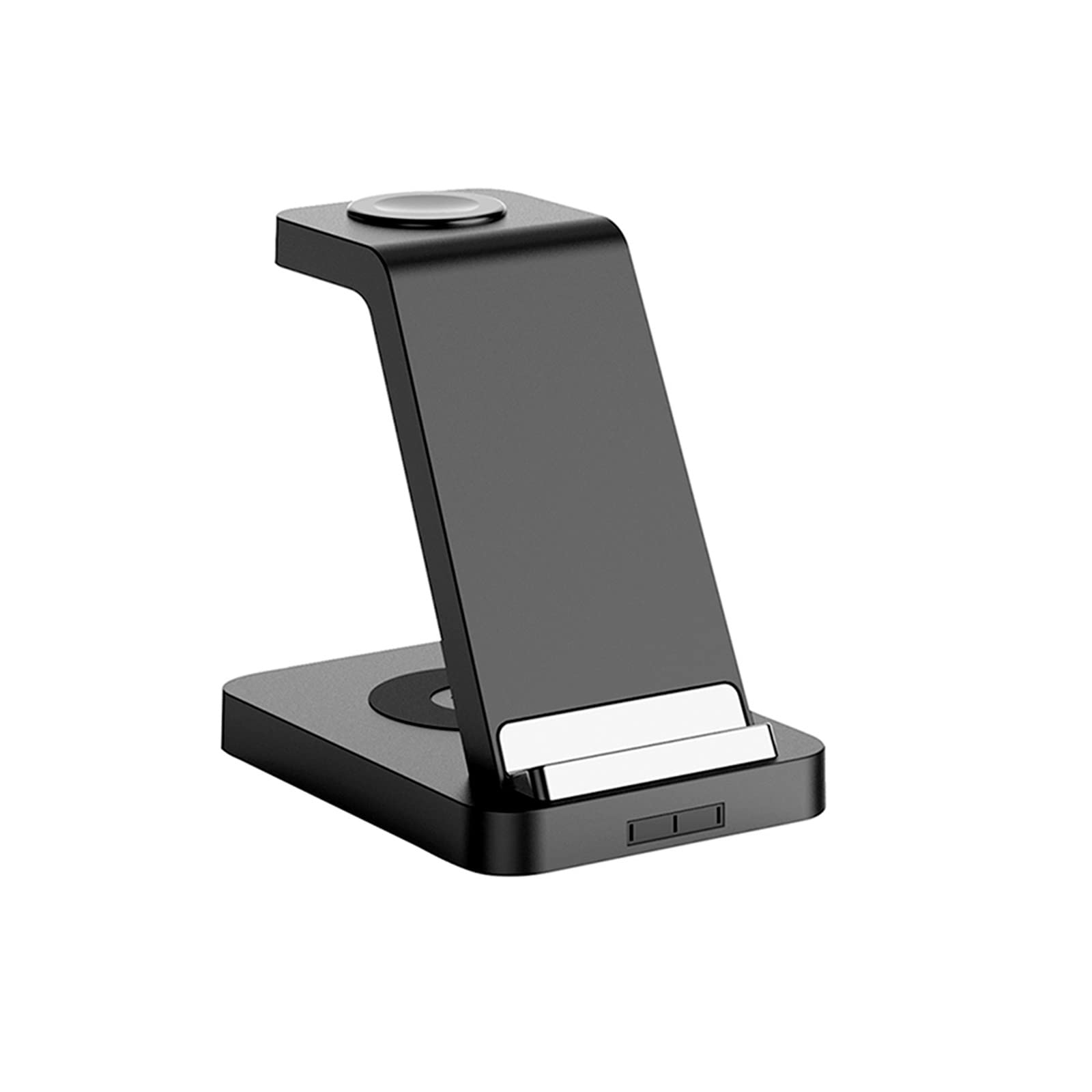 Chargeur Induction, Station de Charge sans Fil 3 en 1 for téléphone Chargeur sans Fil Rapide 15W for Montre écouteur, Station de Charge sans Fil(Zwart)