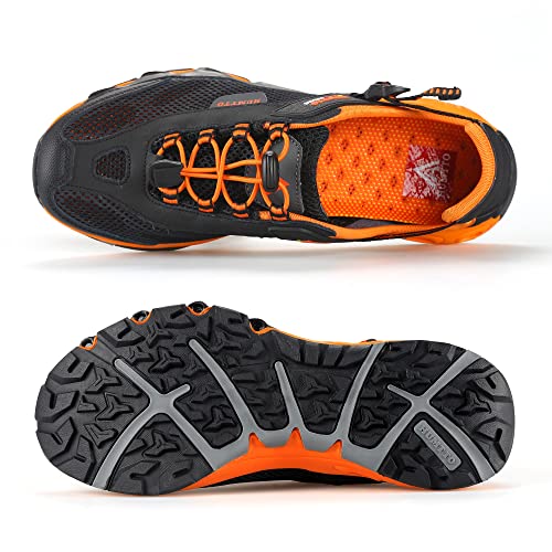 Image of HUMTTO Men's Amphibious Water Shoes - Hiking Sandals for Men Outdoor Water Sandal Closed Toe Non-Slip River Shoes Summer Quick Drying Aqua Shoe