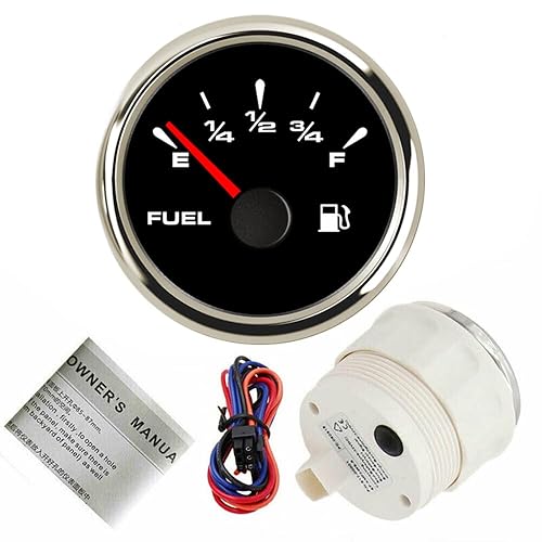 Medidor de nivel de combustible de 2.047 in2-116 pulgadas, 7 colores de retroiluminación, 0-90ohmios, 10-180ohmios, 73-10ohmios, 0-190ohmios,