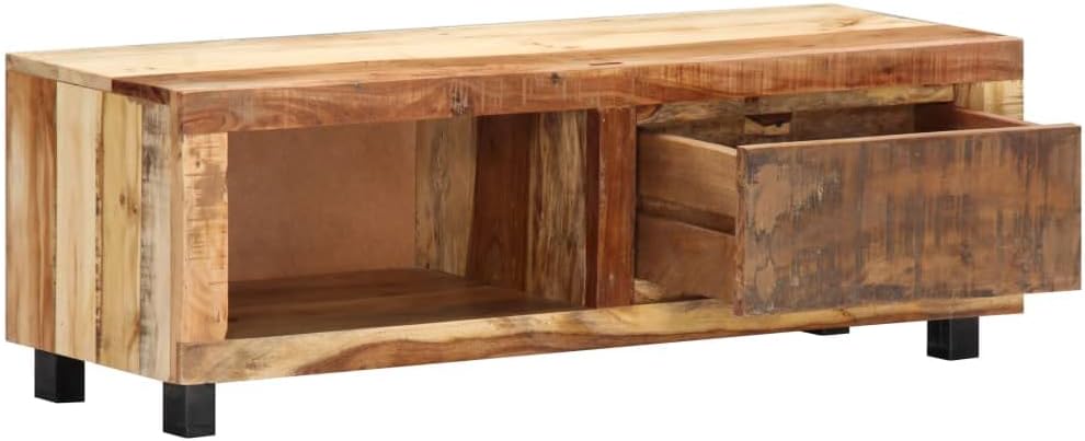 TV Cabinet,Sideboard,Media Cabinet,Storage Cabinet,Entertainment Cabinet,Wooden TV Cabinet,Living Room Furniture,for Living Room,Bedroom,Lounge,Activity Room,39.4"x11.8"x13" Solid Reclaimed Wood