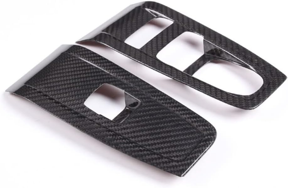 New Protective Carbon Fiber Window Control Covers Compatible with Toyota GR86 2022-2023 (Forged)